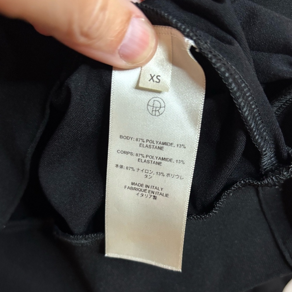 EUC The Row French Terry sweatshirt style top in black size XS - Picture 4 of 7